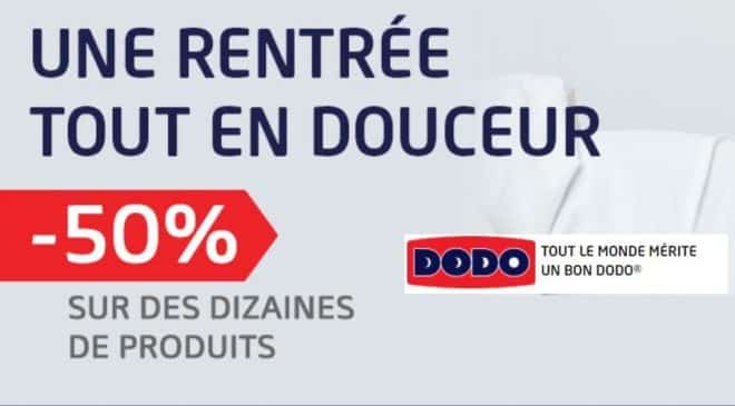 100 articles Dodo à moitié prix