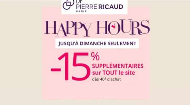 15% de remise sur le site Dr Pierre Ricaud