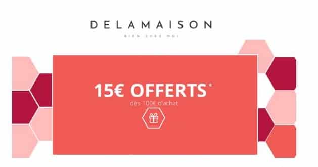 15€ de remise sur Delamaison