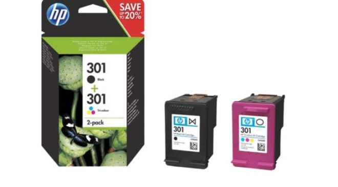 2 packs d'encre HP achetés second moitié prix