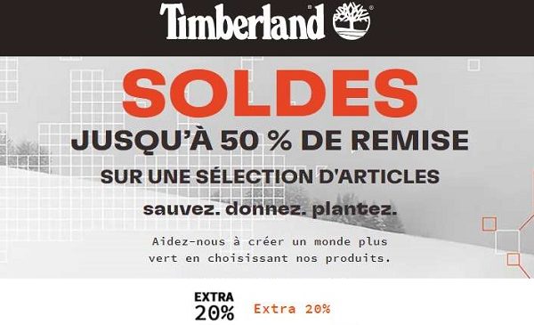 20% Supplémentaire Sur Les Soldes Timberland
