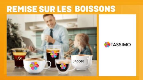 30% de remise sur toutes les capsules Tassimo