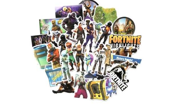 40 autocollants Fortnite pas chers livraison gratuite