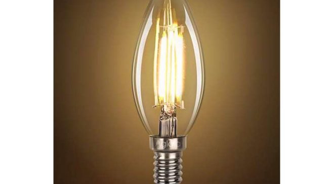 5 ampoules à filament LED flamme Aglaia