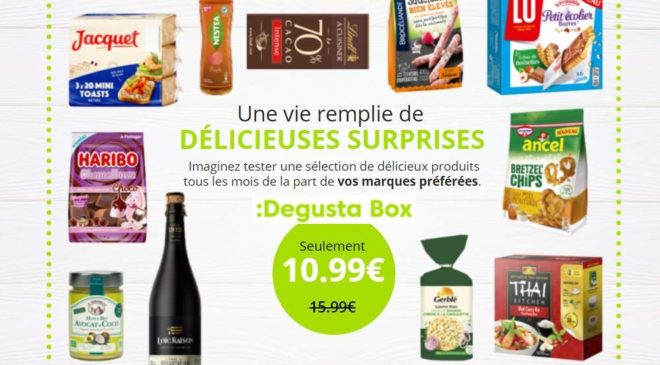 Code promo Exclusif Degustabox 1 produit supplémentaire