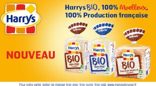 Coupon de réduction Harrys Pain de mie BIO à imprimer