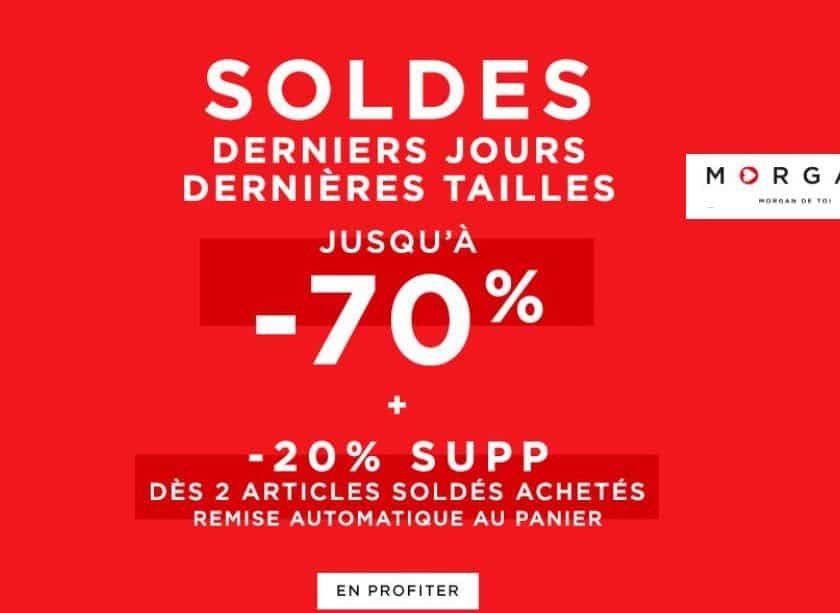 Dernières heures des soldes Morgan