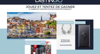 Jeu concours instant gagnant PSA Banque : week-end à Porto, Samsung S9…