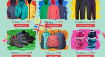 Pour la rentrée > remise de 20% sur Mountain Warehouse (valable sur les promos)