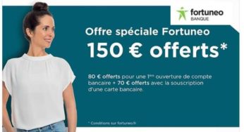 Vente privée Fortuneo : 150€ offerts si ouverture d’un compte + carte bancaire 💰