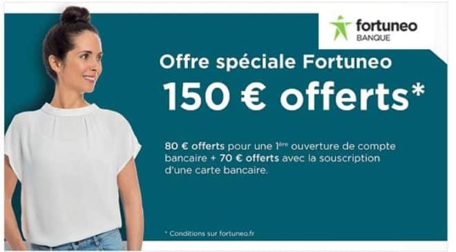 Vente privée Fortuneo 150€ offerts si ouverture d’un compte