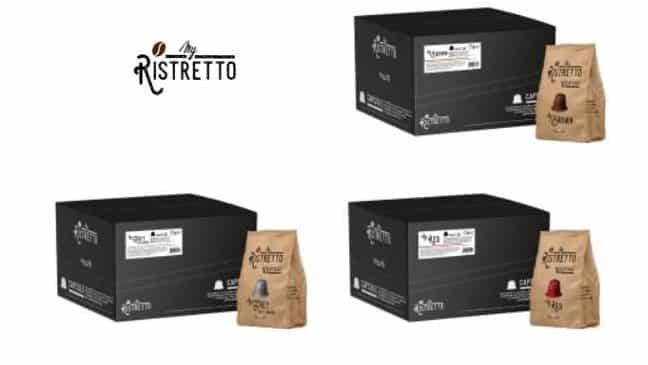 Vente privée MyRistretto capsules compatibles à moitié prix
