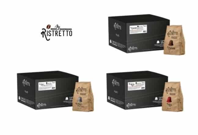 Vente privée MyRistretto : lots de capsules compatibles à moitié prix (Nespresso, Dolce Gusto et Lavazza Modo Mio)