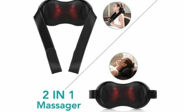 Appareil De Massage Chauffant Naipo Pour Cervicale, Dos, épaules, Lombaires….