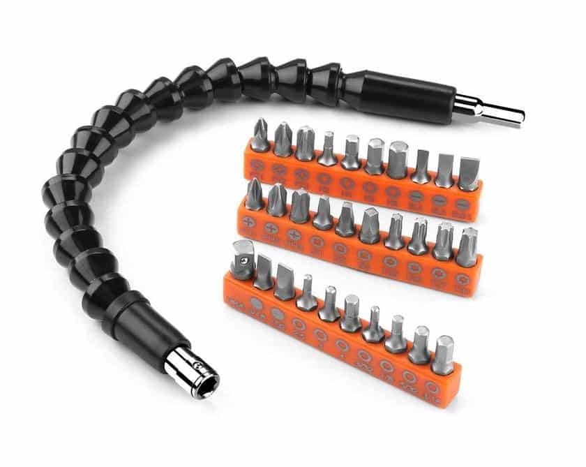arbre flexible et 30 embouts de vissages Tacklife ASS01C PROMO