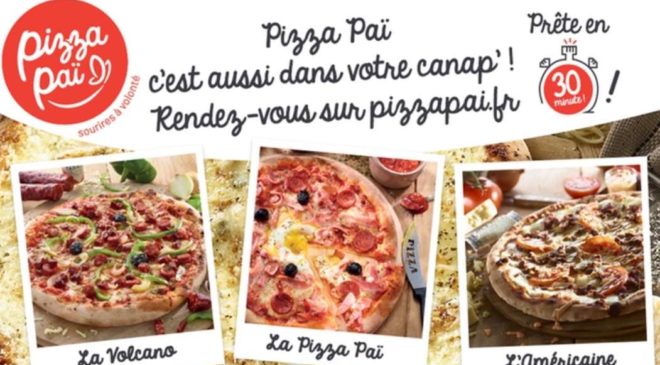 coupon pour bénéficier de l’offre 1 pizza achetée Pizza Paï = 1 pizza gratuite