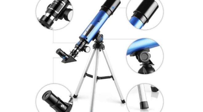 télescope astronomique avec trépied Telmi x18 x60 avec réflecteur