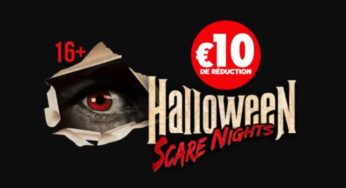 10€ de remise pour Plopsaland Halloween Scare Nights (14, 21, 28 et 31 octobre et le 4 novembre)