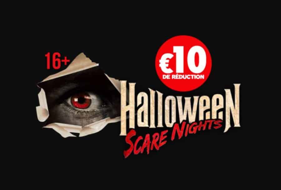 10€ de remise pour Plopsaland Halloween Scare Nights (14, 21, 28 et 31 octobre et le 4 novembre)