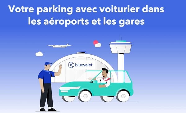 20% de remise sur blue valet voiturier aéroports et gares