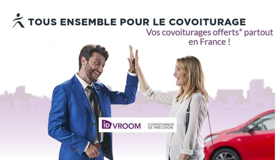 Jusqu’à 2€ remboursés par iDVROOM au passager pour chaque covoiturage en France.