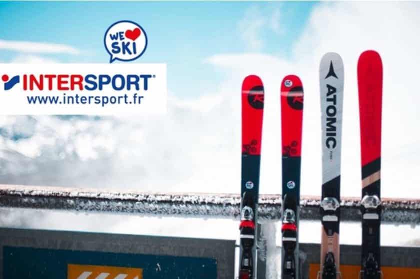 50% de remise sur Intersport location de skis