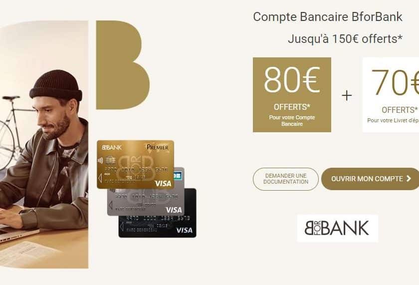 BforBank Days 150€ offerts pour l’ouverture d’un compte