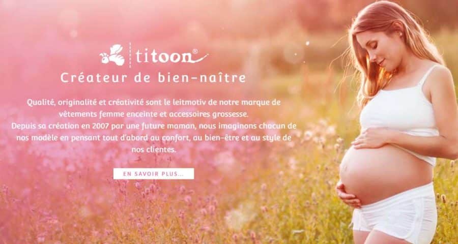 Bon de réduction Titoon 5€ donnant droit à -50% (vêtements et accessoires de grossesse)