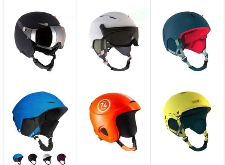 Bonnes affaires casques de ski en déstockage sur Decathlon