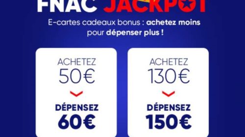 E-cartes French Days Fnac – Darty