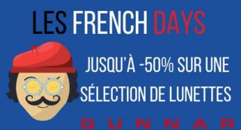 French Days Gunnar : jusqu’à -50% sur une sélection (lunettes gamers et bureau anti lumière bleue)