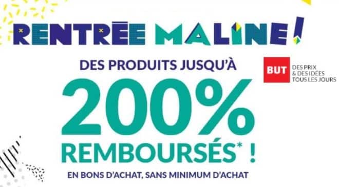 Offre de rentrée BUT jusqu’à 200% remboursé