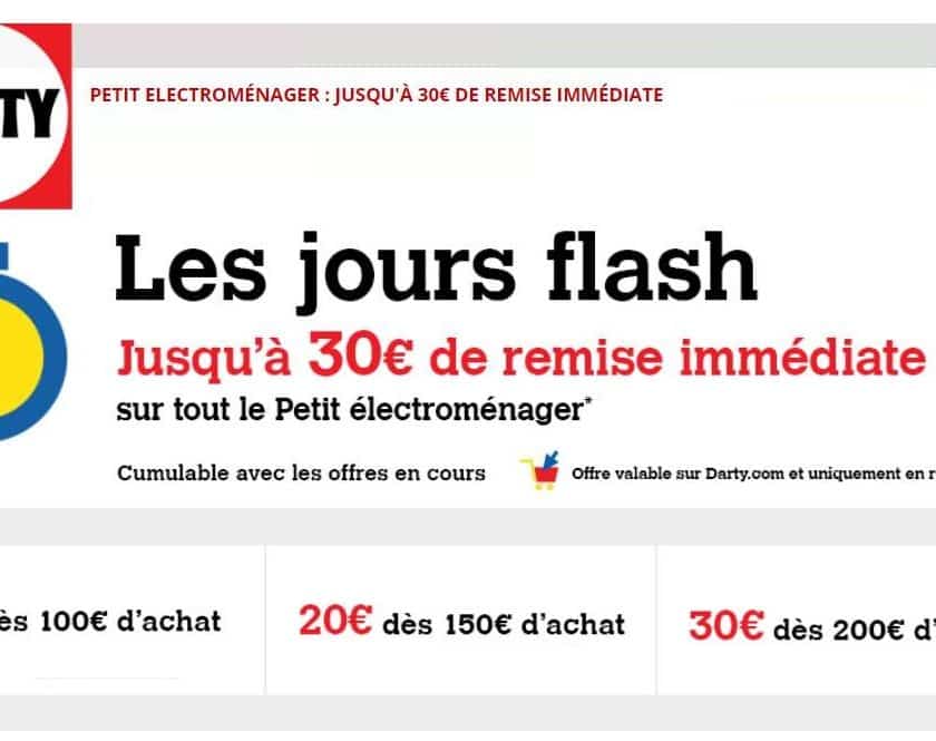 Offre petit électroménager Darty