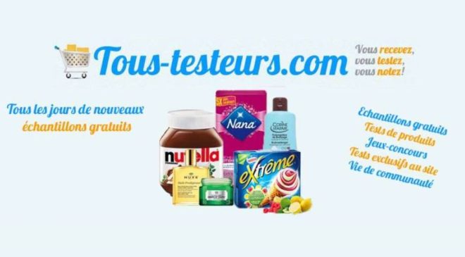 Recevez des échantillons et devenez testeur en vous inscrivant sur Tous-Testeurs