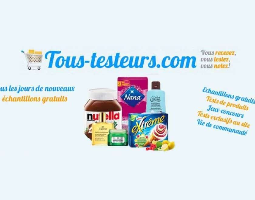 Recevez des échantillons et devenez testeur en vous inscrivant sur Tous-Testeurs