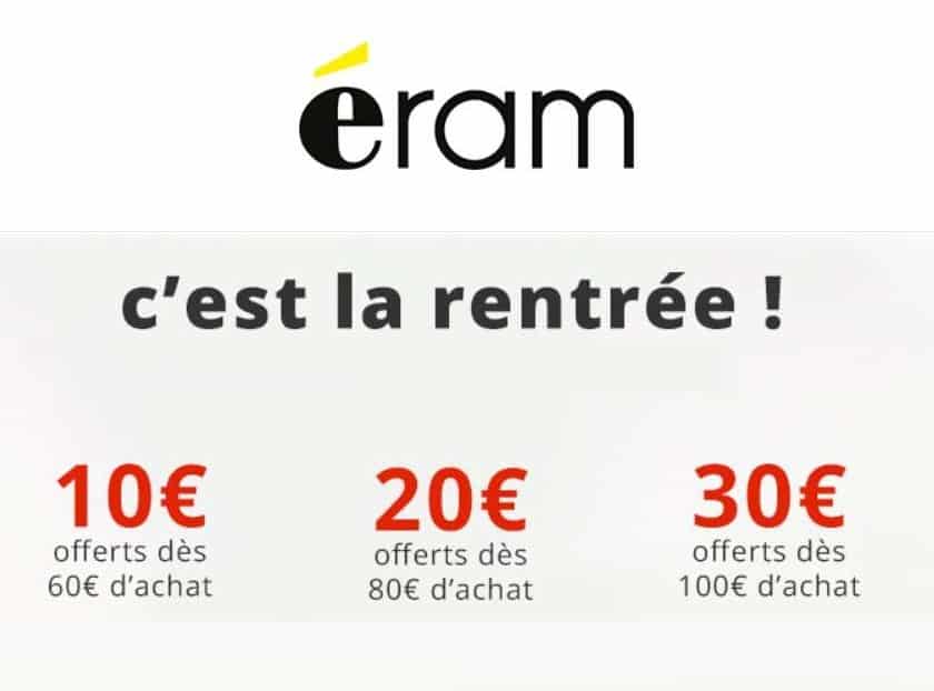 Remises immédiates Eram