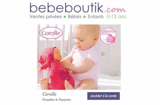 Vente privée Corolle sur Bébé Boutik