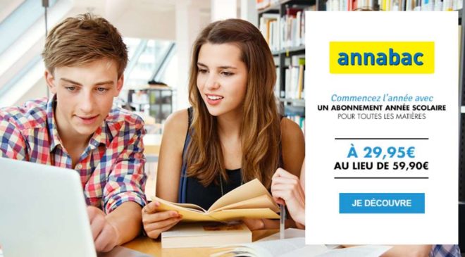 Vente privée soutien scolaire Annabac pas cher