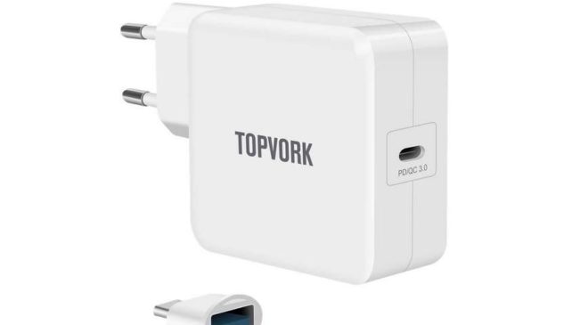 chargeur USB TOPVORK 45W