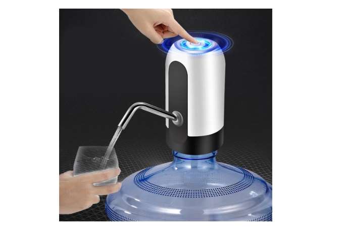 9,60€ distributeur électrique pompe à eau pour bouteille (sans fil recharge via USB)