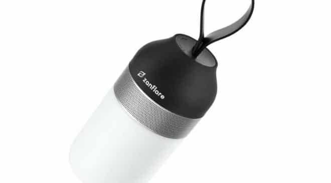 lampe enceinte Bluetooth portable étanche Zanflare