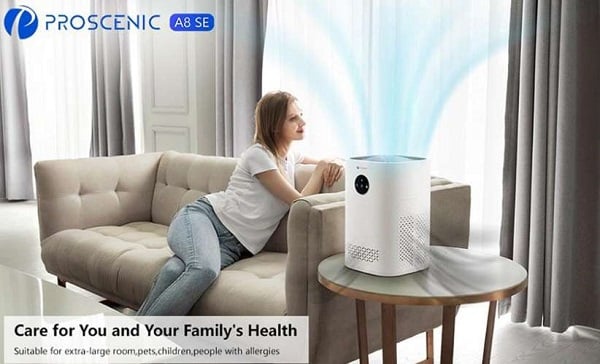 purificateur d'air électrique Proscenic A8 SE WI-FI