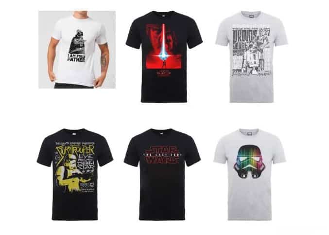 10,99€ t-shirt officiel Star Wars pour homme, femme ou enfant – livraison gratuite (200 modèles)