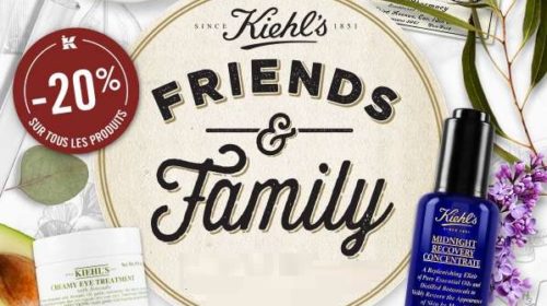 20% de remise sur Kiehl's