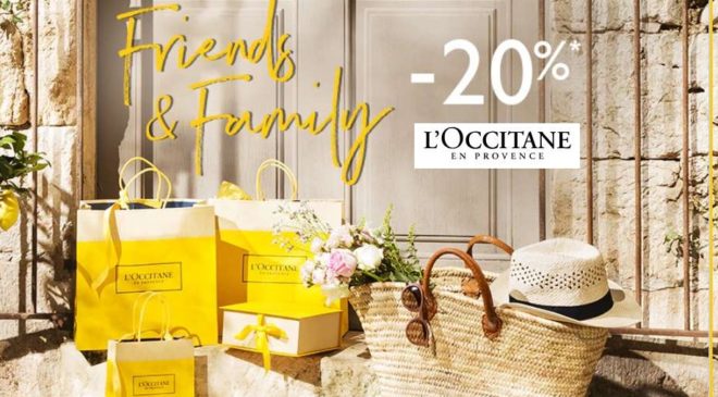 20% de remise sur l’Occitane