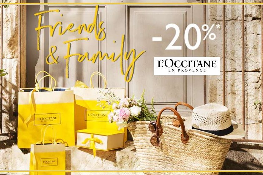 20% de remise sur l’Occitane