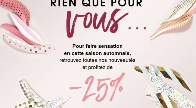 25% de remise sur Sephora