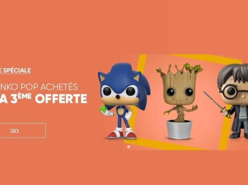 2 Funko Pop achetés : le 3ème offert - Idées et achat Jouets pas chers et  promotions