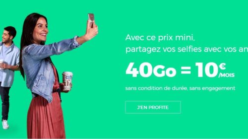 Forfait 40Go RED SFR à 10€ A VIE