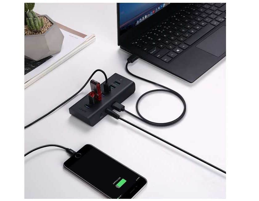 HUB chargeur 7 ports USB 3.0 Aukey CB-H19